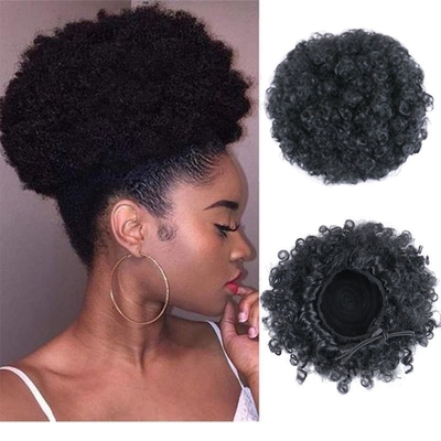 Les meilleurs prix pour les extensions de cheveux chauffants afro-kinky bouclés en forme de chignon