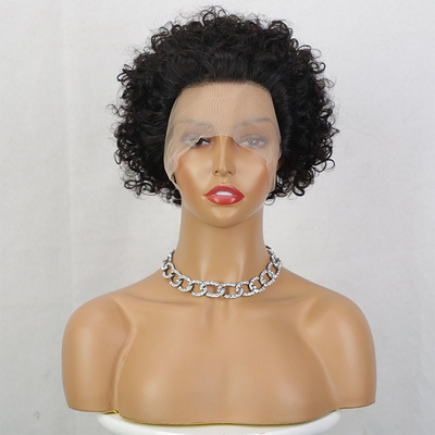 100% Cheveux humains, coupe de fées, perruque bouclée, légère et parfaite pour n'importe quelle occasion