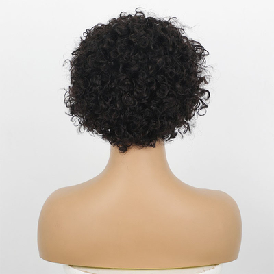 100% Cheveux humains, coupe de fées, perruque bouclée, légère et parfaite pour n'importe quelle occasion