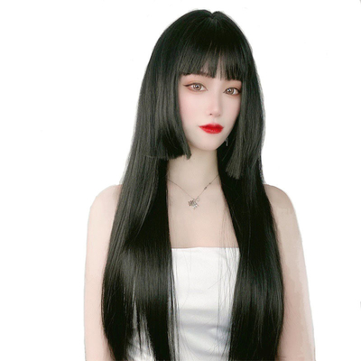 Technique 2022 Princesse japonaise coupe chaleur résistante à la chaleur Perruques de cheveux synthétiques avec poings