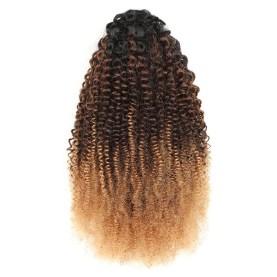 100% de cheveux humains BSM Afro boucles de queue de cheval de 18 à 20 pouces Ombre T1B/4/27