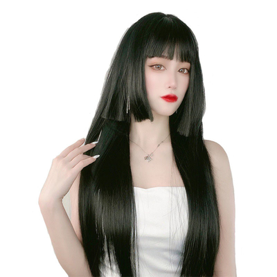 Technique 2022 Princesse japonaise coupe chaleur résistante à la chaleur Perruques de cheveux synthétiques avec poings