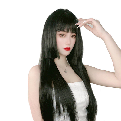 Technique 2022 Princesse japonaise coupe chaleur résistante à la chaleur Perruques de cheveux synthétiques avec poings