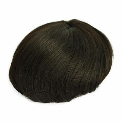 Mono Top Homme Toupee 100% Cheveux humains de qualité naturelle Remy Cheveux indiens Remy