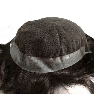 Mono Top Homme Toupee 100% Cheveux humains de qualité naturelle Remy Cheveux indiens Remy