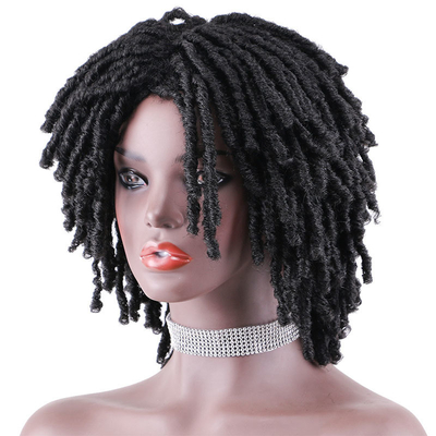Fabriqué naturel Bob ondulé Perruque longue Variété de couleur Perruques synthétiques Résistantes à la chaleur Vendeurs de fibres