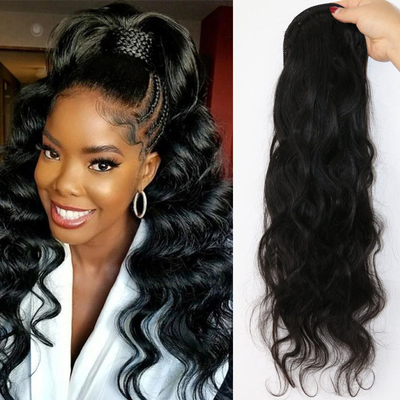 Coupe de cheveux noir sur mesure avec avantage de déchirure et sans enchevêtrement