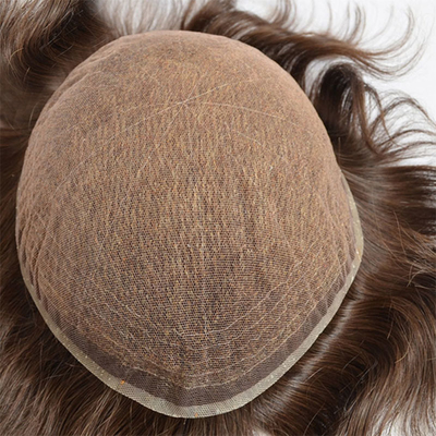 Technique à la main, coiffure en dentelle suisse, coiffure invisible