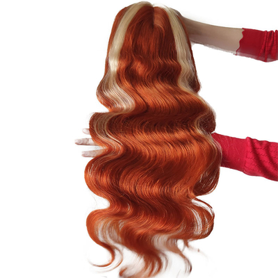 Body Wave Cherry Rouge Afro Cheveux humains Perruques pour femmes noires en petite/grande/moyenne taille