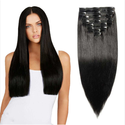 Clip de cheveux droits à cuticule complète pour les femmes noires