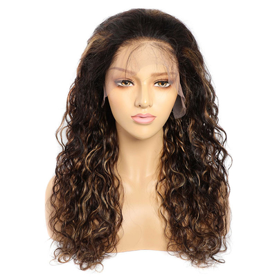22 pouces cheveux brésiliens P4/27 Transparent dentelle cheveux humains perruques pour vos besoins de cheveux