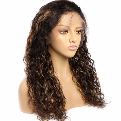 22 pouces cheveux brésiliens P4/27 Transparent dentelle cheveux humains perruques pour vos besoins de cheveux