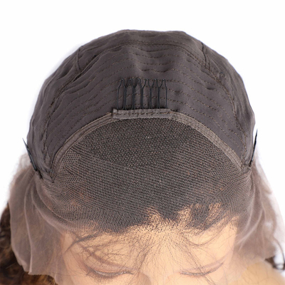 22 pouces cheveux brésiliens P4/27 Transparent dentelle cheveux humains perruques pour vos besoins de cheveux