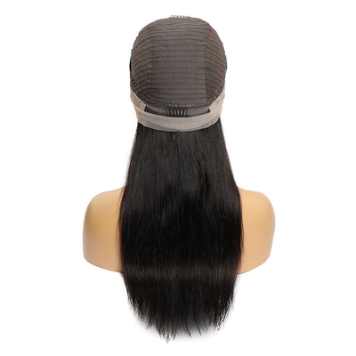 180% Densité HD Transparent de dentelle suisse Frontale Peruviaine Perruque droite pour les femmes noires