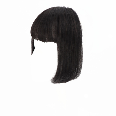 2022 mode essentiel cuticule complète princesse japonaise coupe les cheveux humains bangs avec des pinces BB
