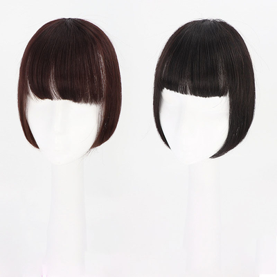 2022 mode essentiel cuticule complète princesse japonaise coupe les cheveux humains bangs avec des pinces BB