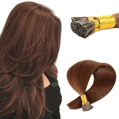 0.2kg Collage italien Micro 6D de la kératine de l' extrémité de la tête en vrac Nano-extensions de cheveux avec des extrémités épaisses