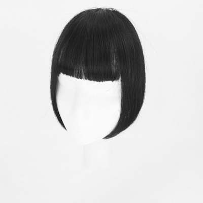2022 mode essentiel cuticule complète princesse japonaise coupe les cheveux humains bangs avec des pinces BB