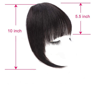 Toupee Design gauche Remy Brésilien Poings de cheveux humains Clip In Extension de cheveux pour les femmes noires