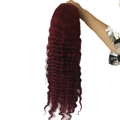 Les perruques de cheveux humains en dentelle brésilienne transparente 13*4 avec cuticule complète
