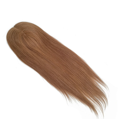 Partie libre européenne à haute densité en soie 1B réel pour cheveux crus Rémy Toupee Perruque