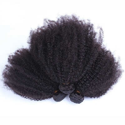 Boucles de cheveux à ondes profondes pour les cheveux bouclés Kinky Afro SINGLE WEFT Extension de cheveux Type