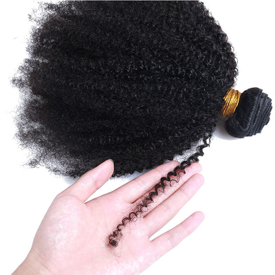 Boucles de cheveux à ondes profondes pour les cheveux bouclés Kinky Afro SINGLE WEFT Extension de cheveux Type