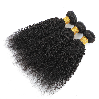 Boucles de cheveux à ondes profondes pour les cheveux bouclés Kinky Afro SINGLE WEFT Extension de cheveux Type