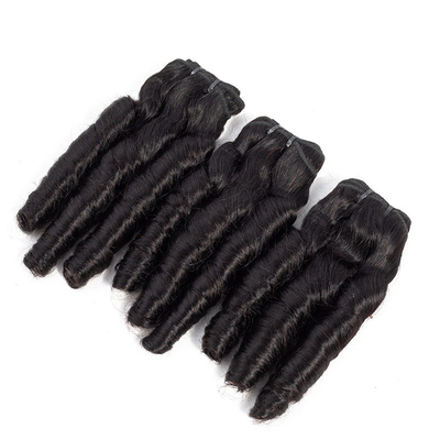 Boucles de cheveux à ondes profondes pour les cheveux bouclés Kinky Afro SINGLE WEFT Extension de cheveux Type