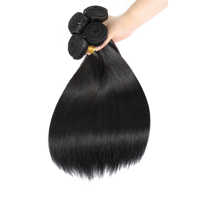 Extrait de cheveux entièrement cuticuleux Remy Tissus Bundle Vendeur Indien Cambodgien Naturel Droit