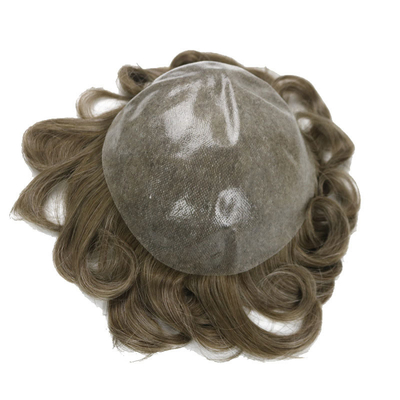 Coiffure pour cheveux humains de 150 densité avec base de peau injectée