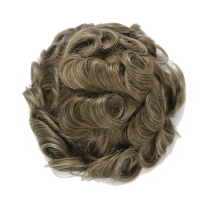 Coiffure pour cheveux humains de 150 densité avec base de peau injectée