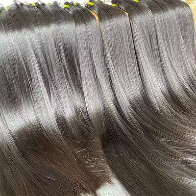 0.2 kg de cheveux rémy osseux droits et bouclés péruviens indiens crus