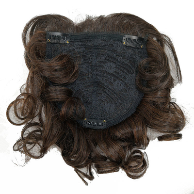 Couverture complète et coiffure bouclée Remy Hair Toppers avec des cheveux humains naturels brésiliens