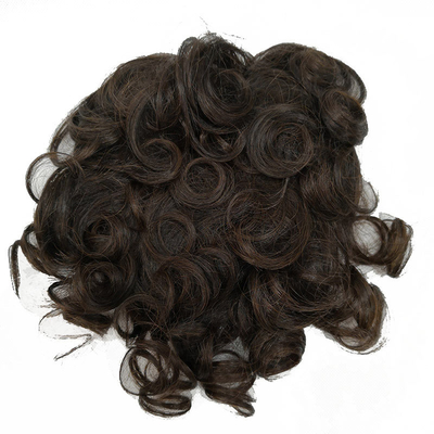 Couverture complète et coiffure bouclée Remy Hair Toppers avec des cheveux humains naturels brésiliens