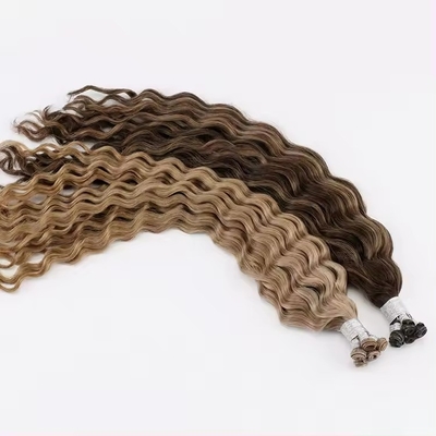 Coupe de cheveux européens Pixie Crème bouclée et droite cheveux vierges Remy Dans votre budget