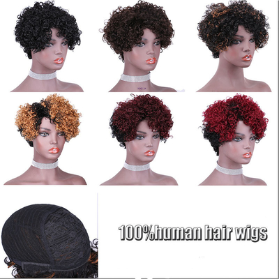 Des perruques de coupe de fées d'été pour les femmes, avec plusieurs couleurs et une densité élevée de 250 à 450 g.