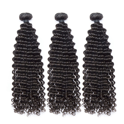 Vendeurs de cheveux de 12-26 pouces de qualité A Brésilien Cuticule aligné Jerry Boucles de cheveux bouclés
