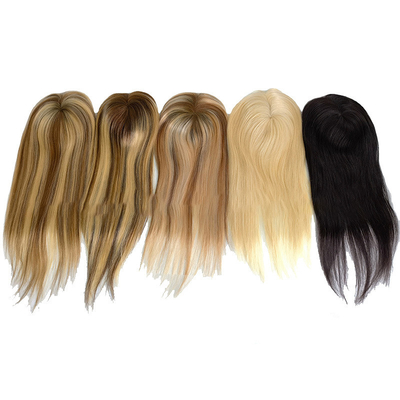 Système de remplacement de Toupee à poils longs à double mono 6 x 8