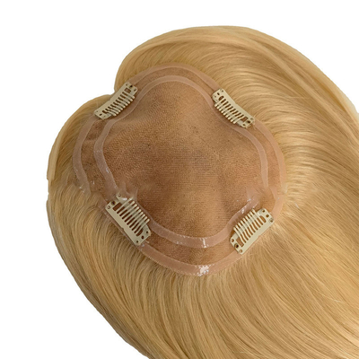 Système de remplacement de Toupee à poils longs à double mono 6 x 8