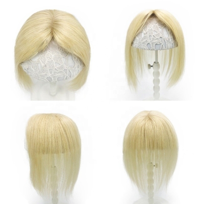 TP29 coupe-cheveux platine blonde 613 couleur une pièce clip en toupe pour l'amincissement des cheveux