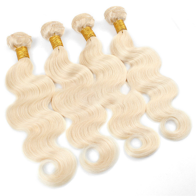 Le ratio de cheveux les plus longs 55% Halo Vierge vietnamienne crue naturelle 613 miel Blonde cheveux bouclés