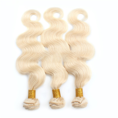 Le ratio de cheveux les plus longs 55% Halo Vierge vietnamienne crue naturelle 613 miel Blonde cheveux bouclés