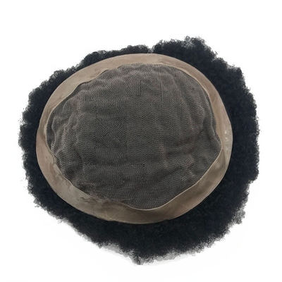Cheveux Rémy Pleine base de dentelle suisse Dreadlock Toupee 60% Densité Cheveux humains Topper pour hommes
