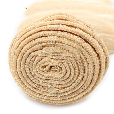 Le ratio de cheveux les plus longs 55% Halo Vierge vietnamienne crue naturelle 613 miel Blonde cheveux bouclés
