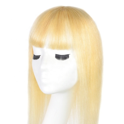 Top cheveux humains cristal mariée longue base en soie blonde Toupee pour les femmes de mariage