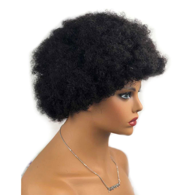Cheveux vierges Perruque Pixie Coupe Perruque courte Afro Kinky Curly Perruques 100% cheveux brésiliens