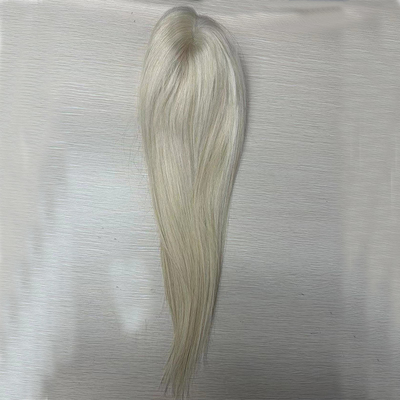 Cheveux vierges 22 pouces 60 blondes séparation libre monofilament Cheveux bruts femmes Topper petite racine
