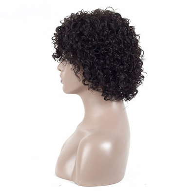 Couleurs de teinture appropriées TOUTES LES COLORS Cheveux humains Cheveux courts Perruques pour femmes prêtes à être expédiées