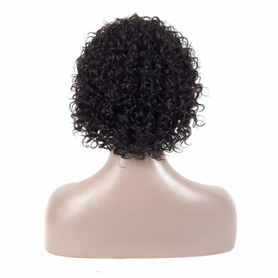 Couleurs de teinture appropriées TOUTES LES COLORS Cheveux humains Cheveux courts Perruques pour femmes prêtes à être expédiées